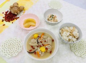 高齢者施設のお食事　薬膳の日【カラダぽかぽか免疫力アップ】